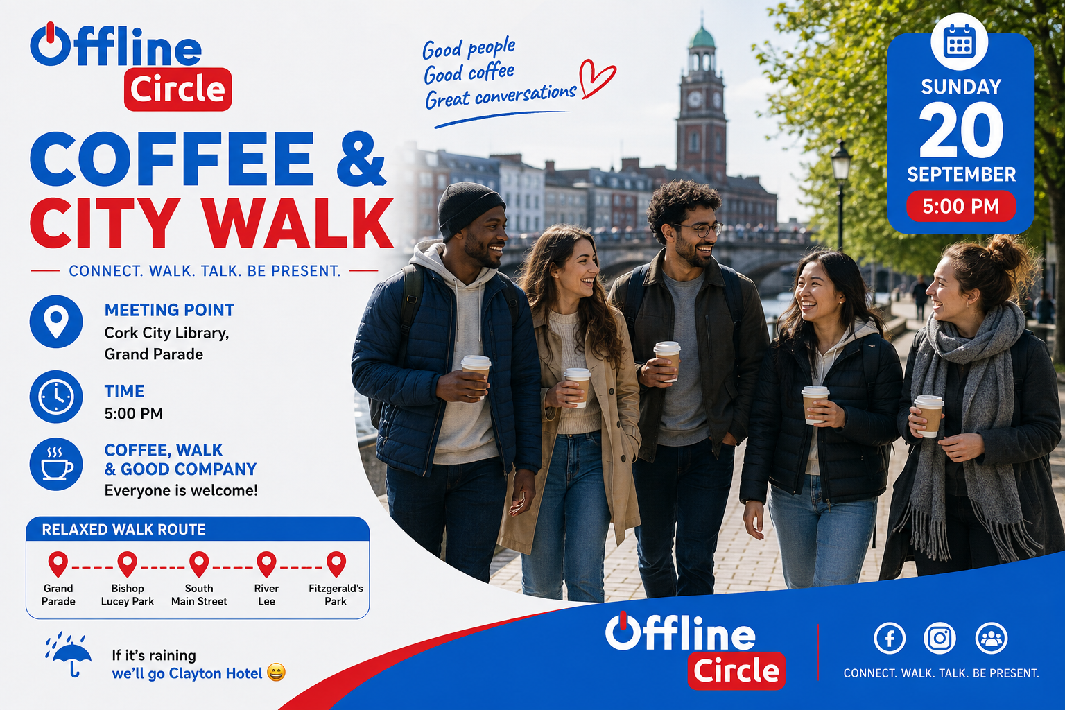Offline Circle Coffee & City Walk OC City walk